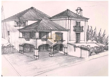 Desenho projeto casa Mouguelas