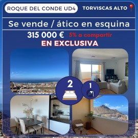 Ático 2 Habitaciones en Roque Del Conde