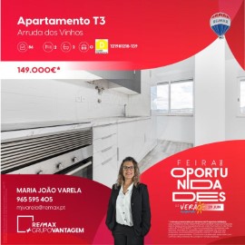 Apartment 3 Bedrooms in Arruda dos Vinhos