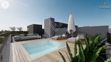 Luxuoso Apartamento T2, piscina e terraço privativ
