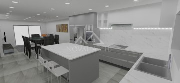 Moradia T4 - cozinha/ sala