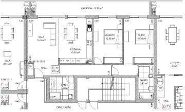 Appartement 2 Chambres à Loureiro