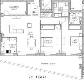 Apartamento 2 Quartos em Loureiro