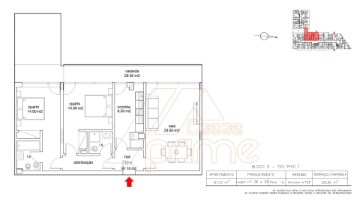 Apartamento 2 Quartos em Buarcos e São Julião