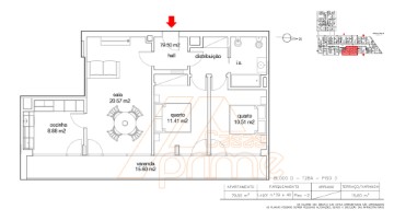 Apartamento 2 Quartos em Buarcos e São Julião