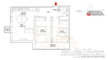 Apartamento 2 Quartos em Buarcos e São Julião