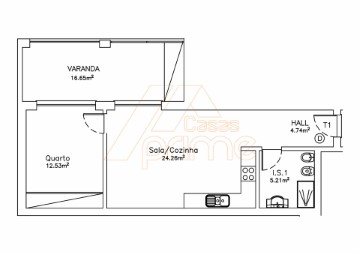 Apartamento 1 Quarto em Santo António dos Olivais