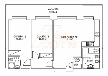 Apartamento 2 Quartos em Santo António dos Olivais