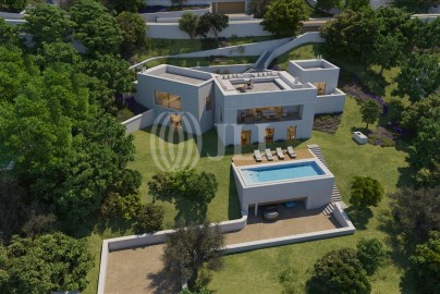 Vista aérea modelo Alcedo Villas