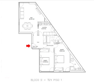 Apartamento 2 Quartos em Buarcos e São Julião