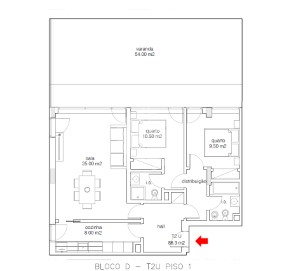 Apartamento 2 Quartos em Buarcos e São Julião