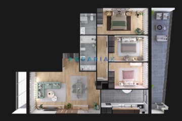 Apartment 3 Bedrooms in Leiria, Pousos, Barreira e Cortes