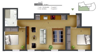 Apartamento 2 Quartos em Campolide