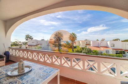 Large balcony with sea view