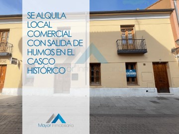 LOCAL COMERCIAL EN ALQUILER CON SALIDA DE HUMOS CA