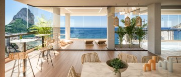 Apartamento con vistas al mar en venta en Calpe