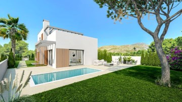 Villa moderna con vistas al mar en venta en Sierra