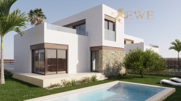 Comfortable villa with pool and three bedrooms for