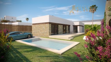 Moderna casa unifamiliar con piscina en venta en F