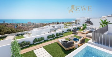 Apartamento con vista al mar en venta en Marbella