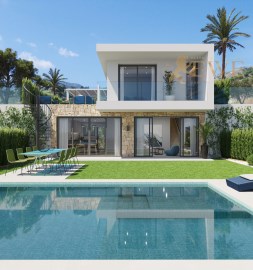 Villa con piscina en venta en San Juan, Alicante.