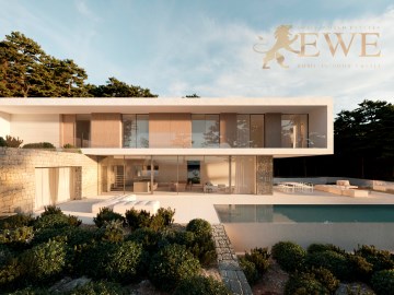 Luxury villa with sea views for sale in Moraira