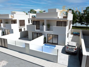 Casa nueva con piscina en venta en San Pedro del P