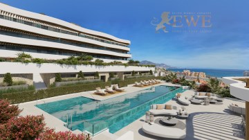 Luxury apartment with sea view for sale in Mijas C