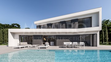 Villa moderna, construcción nueva, playa, piscina,