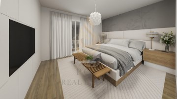 Apartamento T2 Duplex Baixa de Faro- Quarto Suite 