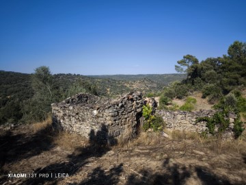 one of 2 stone ruins on the land