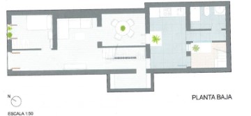 Dúplex 3 Habitaciones en Casco Urbano