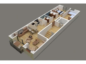 Piso 2 Habitaciones en Arenys de Mar Centre
