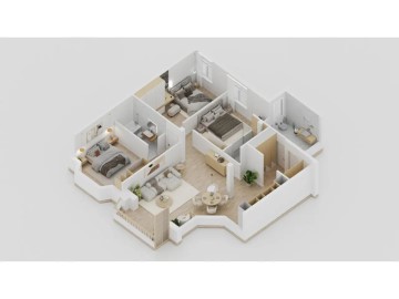 Apartamento 3 Quartos em Abando - Albia