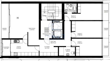 Apartamento 3 Quartos em Mafamude e Vilar do Paraíso