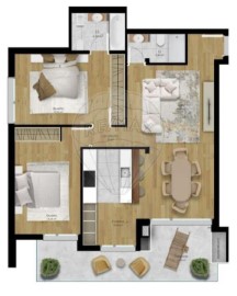 Apartamento 2 Quartos em Pombal