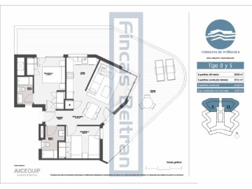 Piso 2 Habitaciones en Playa norte