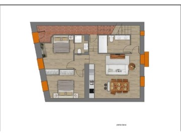 Duplex 2 Bedrooms in Casserres