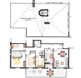 Ático 4 Habitaciones en Barenys