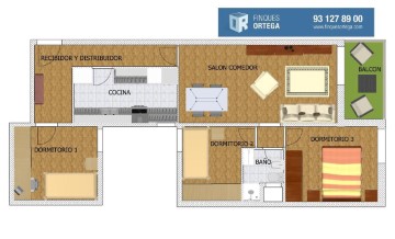 Apartment 3 Bedrooms in La Llagosta