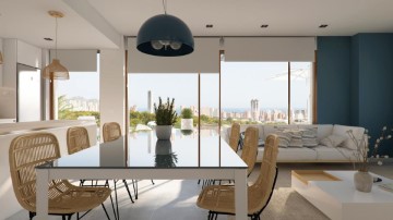 Ático 2 Habitaciones en Balcón de Finestrat-Terra Marina