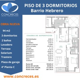 Piso 3 Habitaciones en Melilla Centro